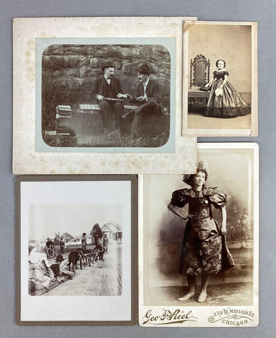 Group of 4 Antique Cabinet Cards (1 of 3)