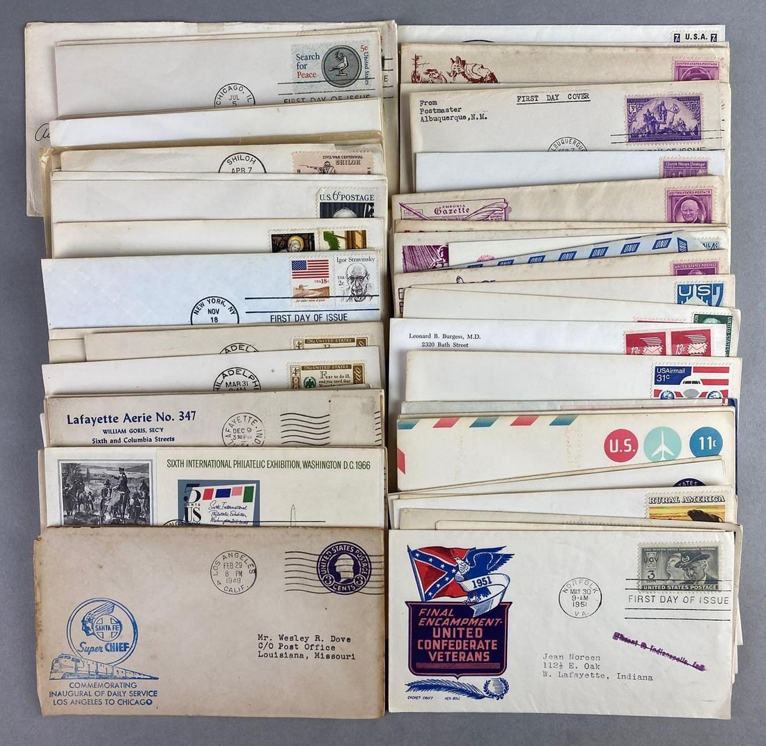 Group of 70+ First Day Issues (1 of 4)