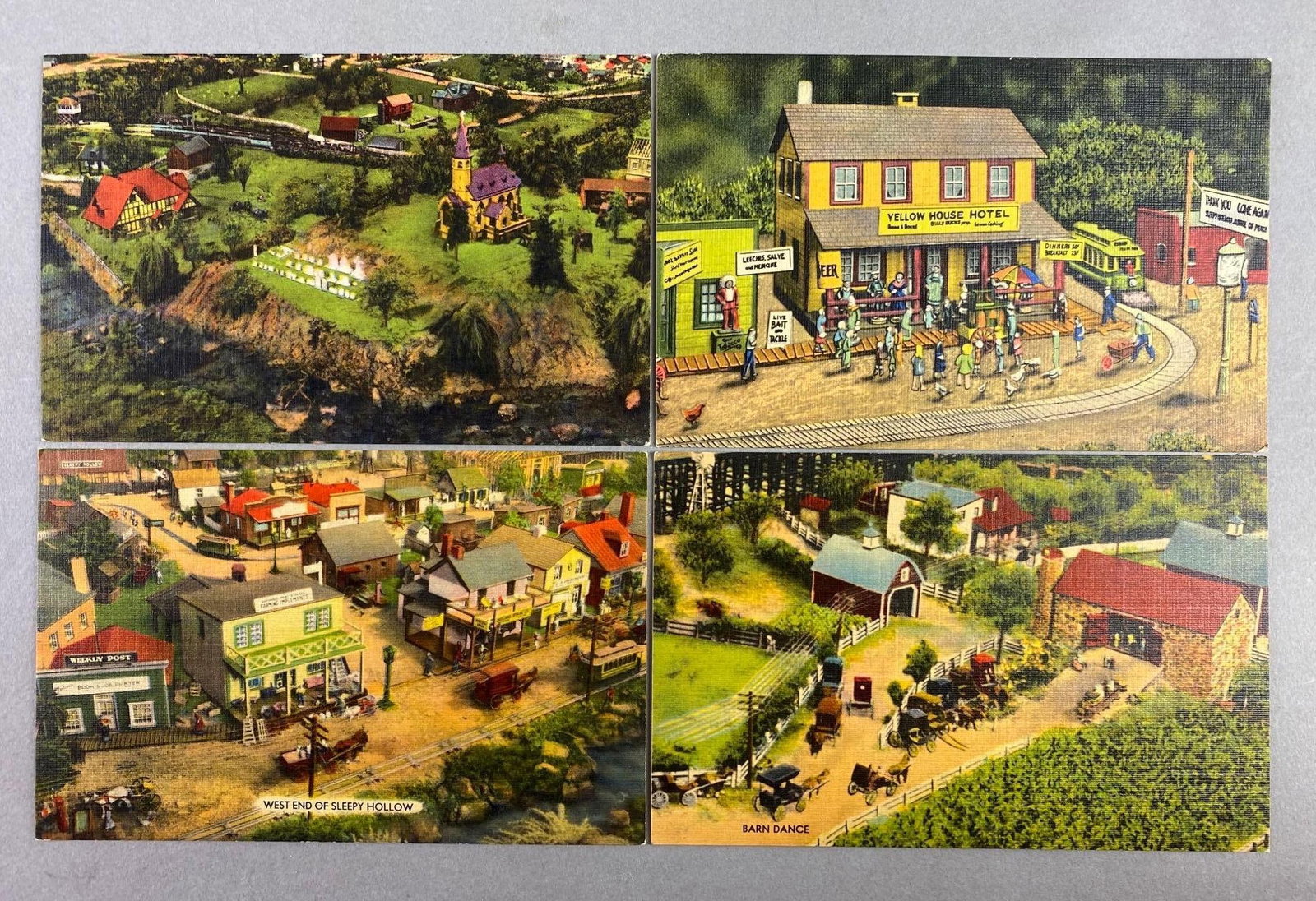 Postcards - 20 Roadside America Worlds Greatest Indoor Miniature Village (1 of 6)