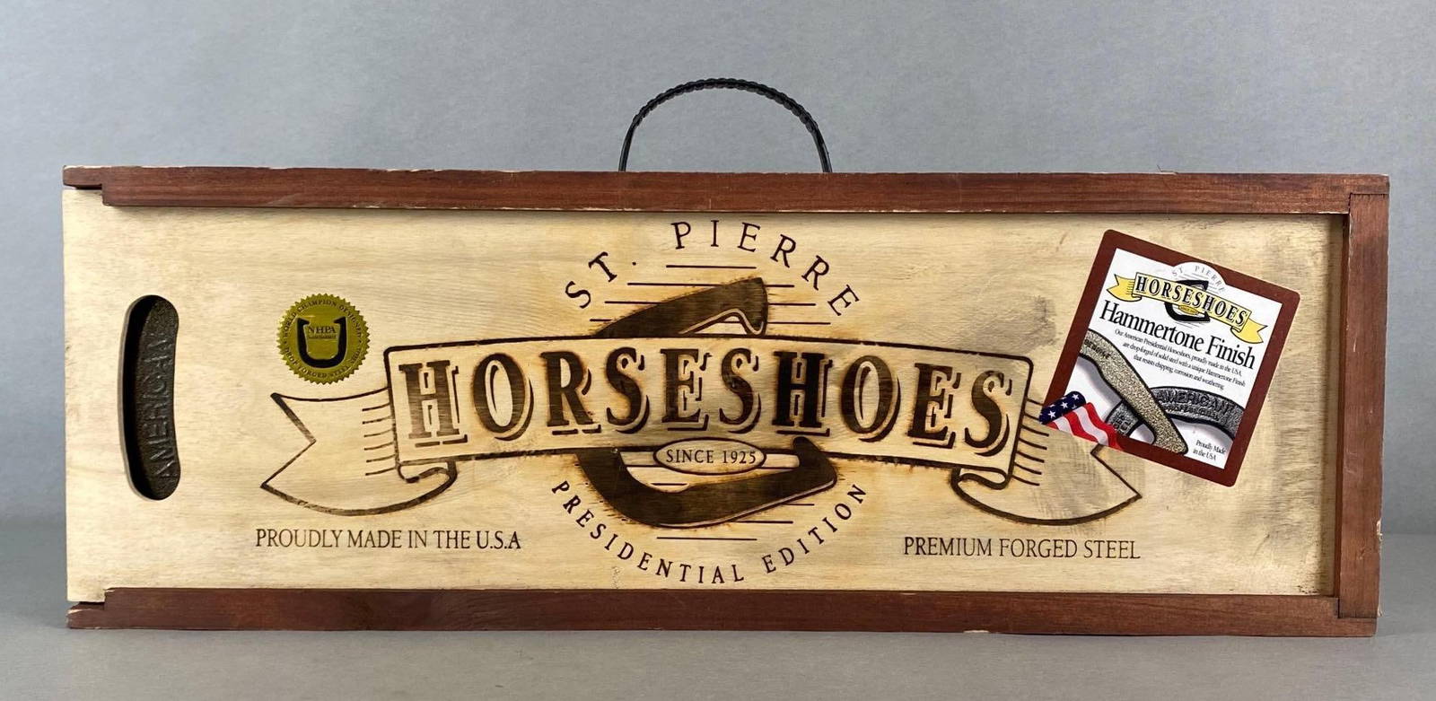 St. Pierre Steel Presidential Edition Horseshoes Auction
