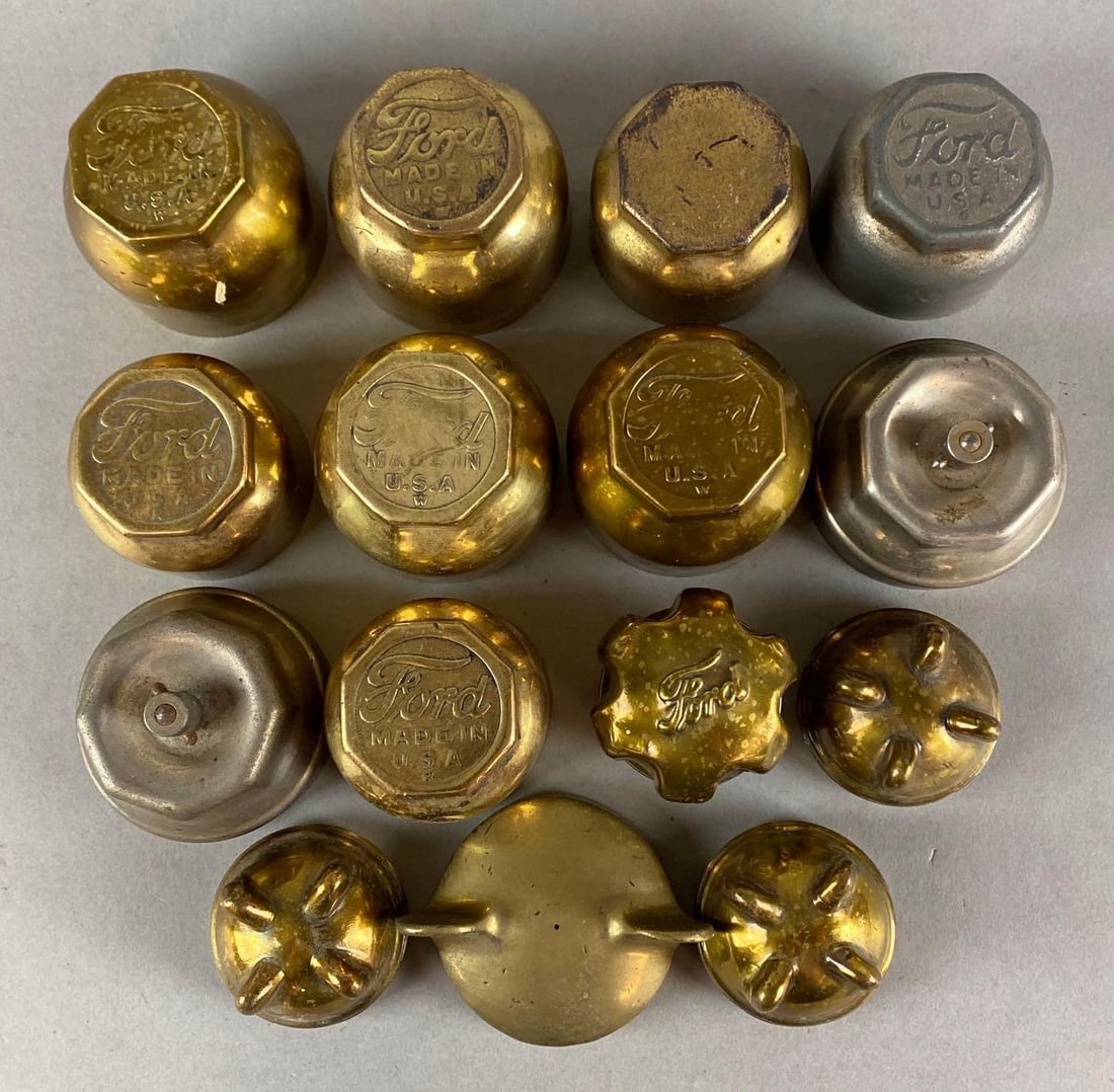 Group Of 15 Ford Model T Hubcap Axel Covers Auction