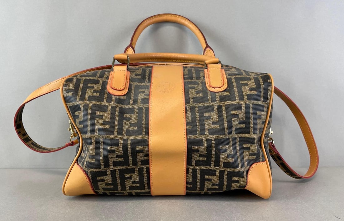 Fendi Boston Bag: Measures 7 x 12 x 7 inches