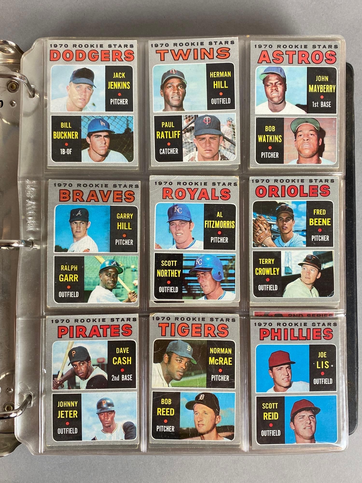 Binder of 1970s Topps Baseball Cards (1 of 12)