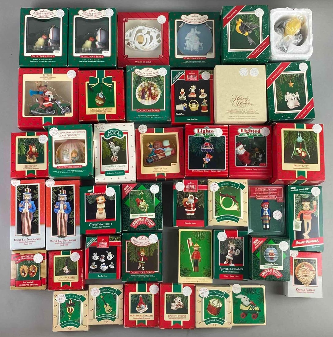 Group of 40+ Hallmark Christmas Ornaments (1 of 5)