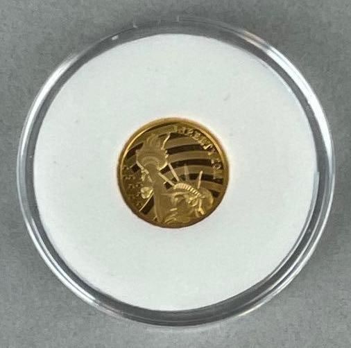 2011 $5 Cook Islands Liberty 1/10thoz. .24 Pure Gold Coin: 2011 $5 Cook Islands Liberty 1/10thoz. .24 Pure Gold Coin