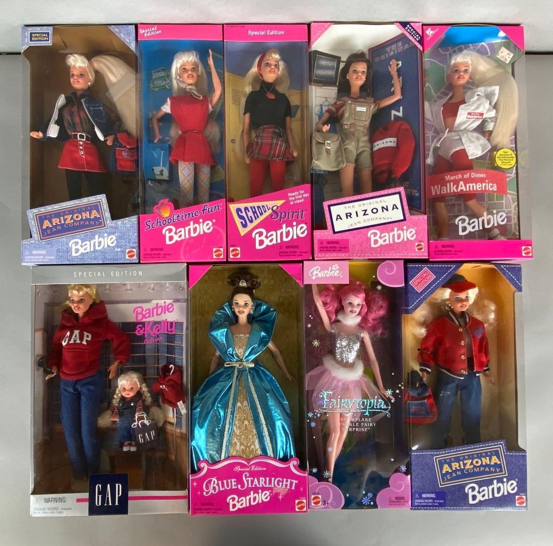 Group of 9 Mattel Barbie Fashion Dolls (1 of 4)