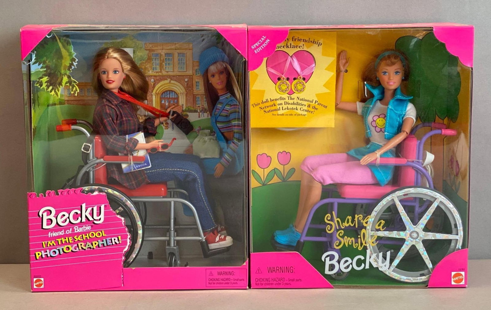 Group of 2 Mattel Becky Fashion Dolls (1 of 2)