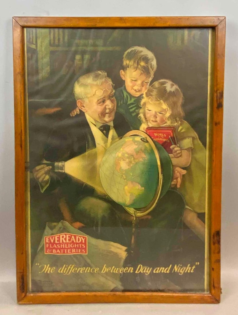 Eveready Flashlights and Batteries Advertising Poster (1 of 3)