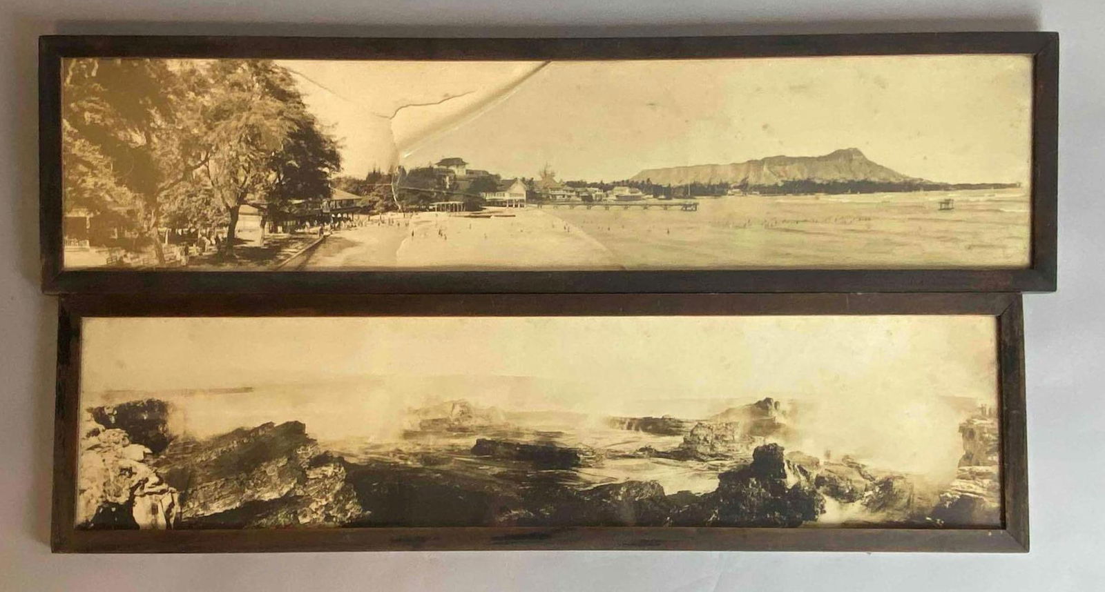 Group of 2 Diamond Head Hawaii Panoramic Photographs (1 of 5)