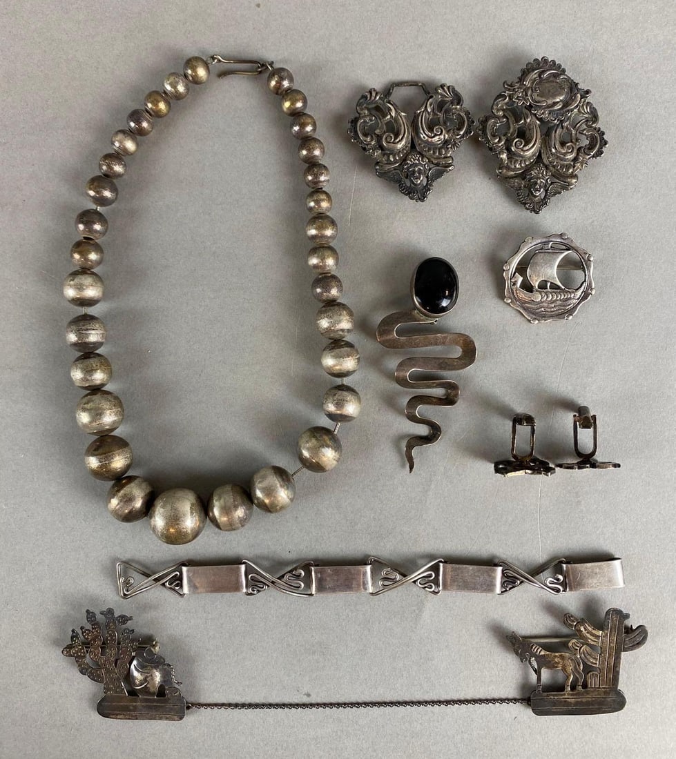 Group of 7 Sterling Silver Jewelry Items (1 of 5)