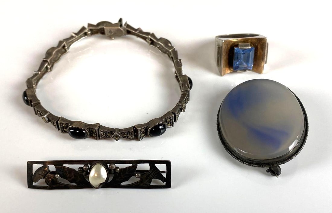Group of 4 Sterling Silver Jewelry Items (1 of 5)