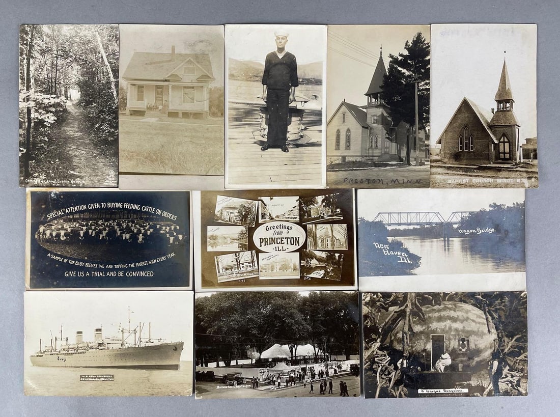 Postcards 40+ Real Photos (1 of 3)