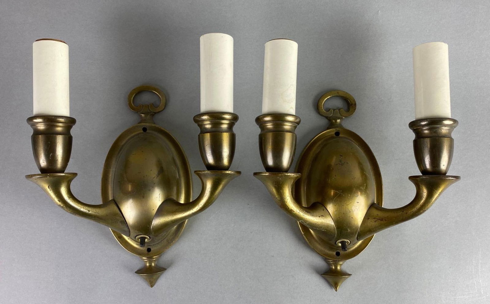 Pair of Vintage Brass Wall Sconces (1 of 5)