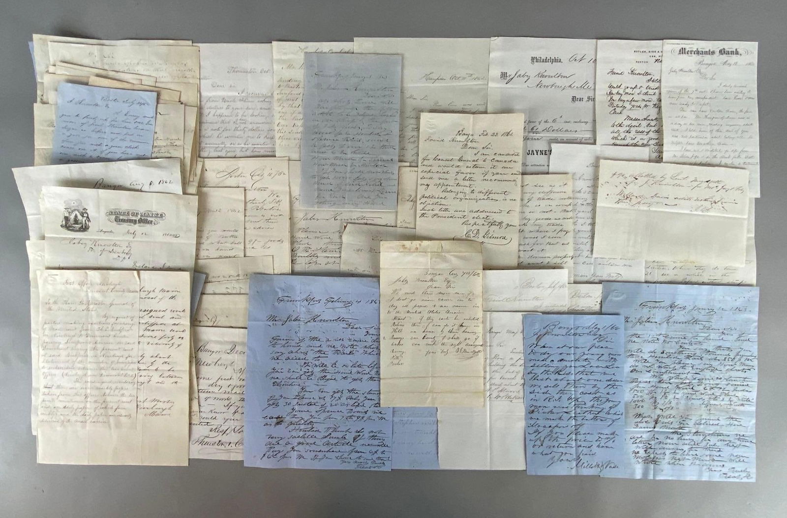 Group of 30+ 1800s Antique Letters of Correspondence and More (1 of 3)