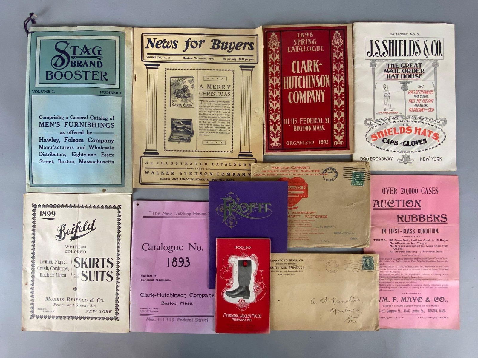 Group of 11 Antique Store Advertising Catalogs and More (1 of 3)