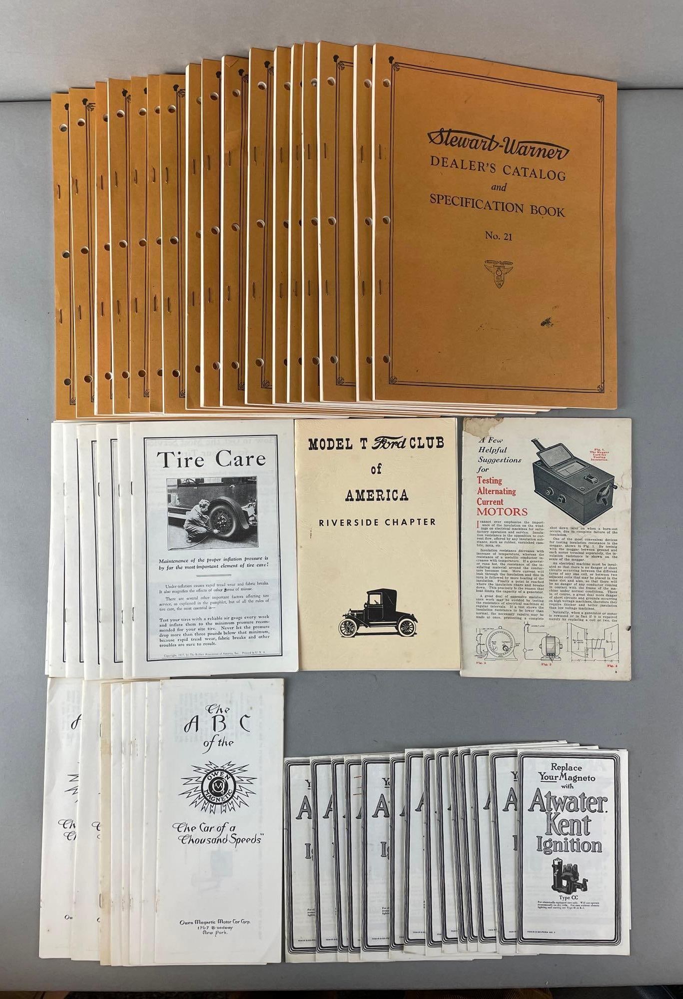 Group of 45+ Antique Car Parts and Maintenance Ephemera (1 of 7)