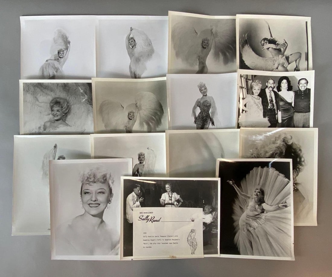 Group of 15 Vintage Sally Rand Photographs (1 of 3)