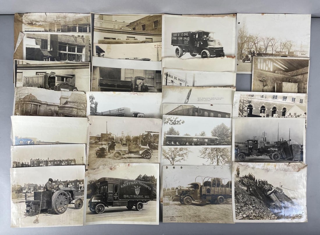 Group of 25+ Antique Truck Photographs (1 of 4)