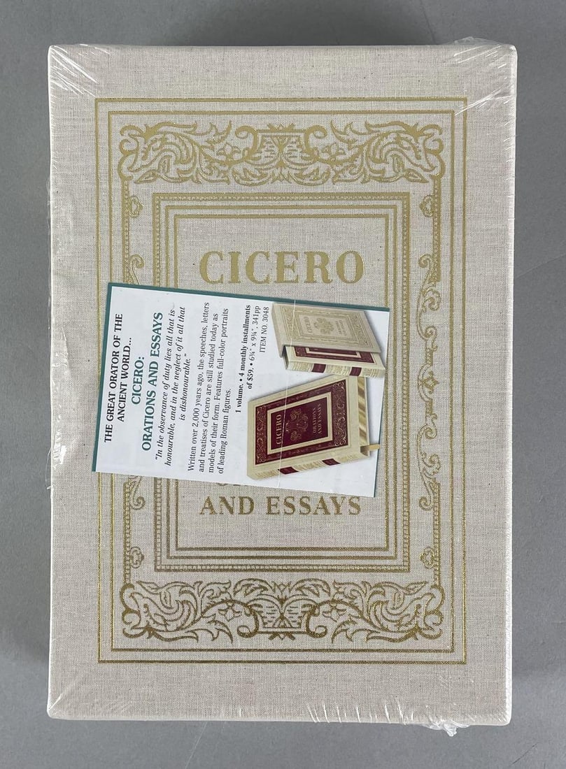 Cicero Orations and Essays Easton Press Book (1 of 3)
