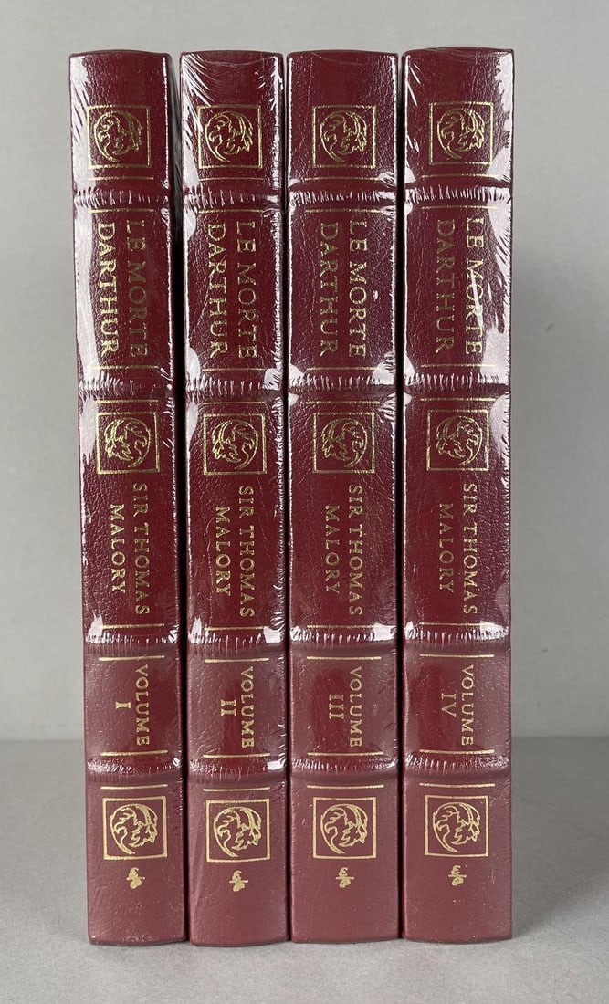 4 Volume Le Morte Darthur by Sir Thomas Malory Easton Press Books (1 of 3)