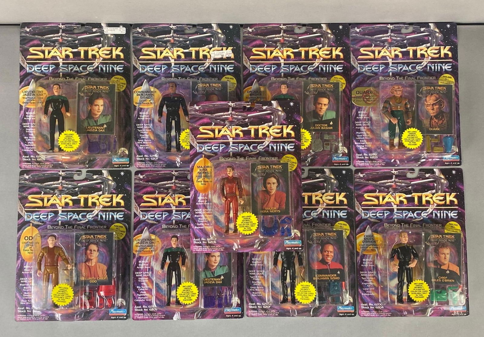 Group of 1993 Star Trek Deep Space Nine Action Figures (1 of 5)