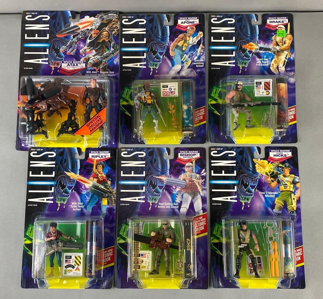 Group of 1992 Kenner Aliens Action Figures (1 of 5)