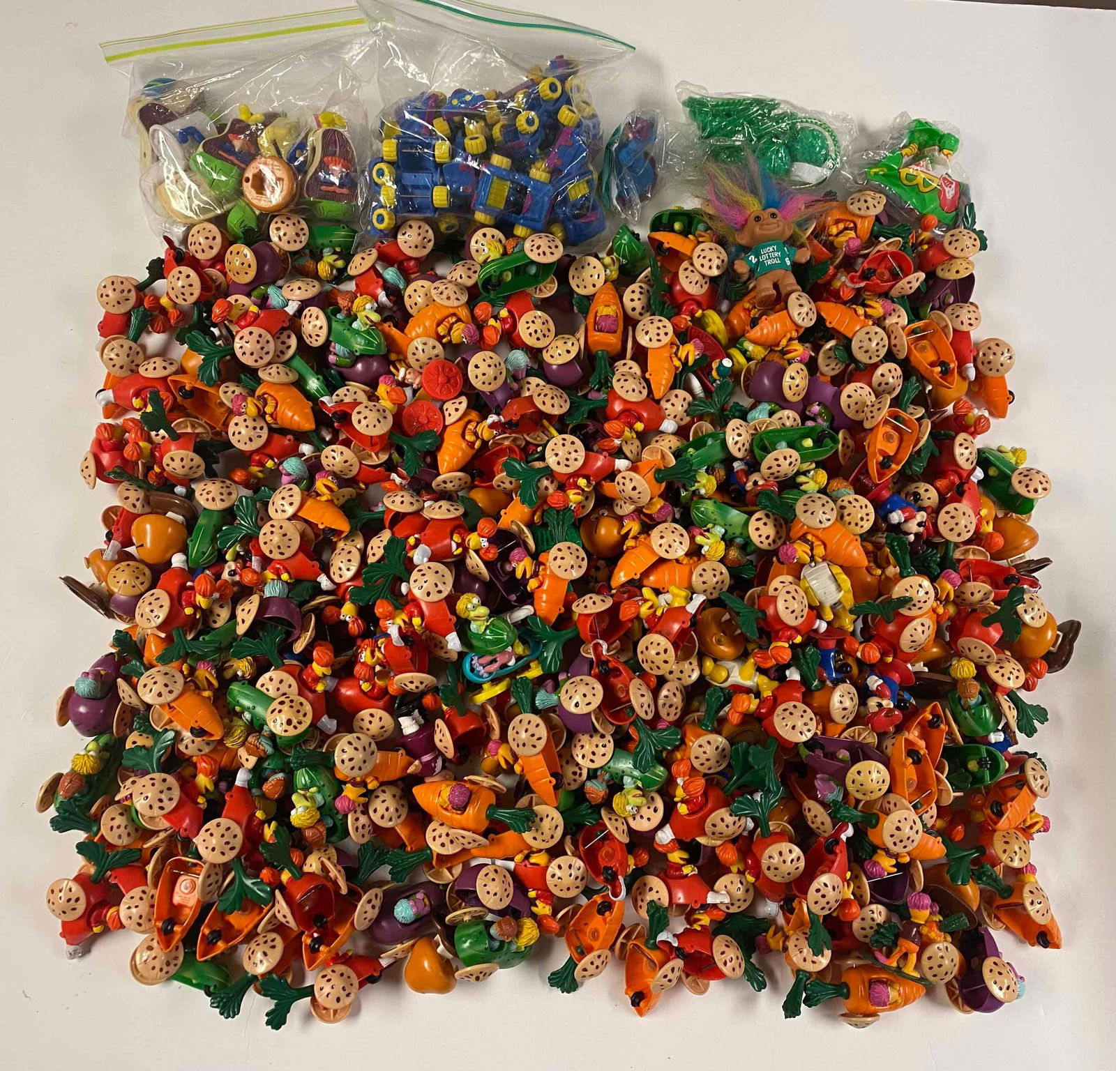 Large Group of Mcdonalds Fast Food Toy Premiums Mostly Fraggle Rock (1 of 3)