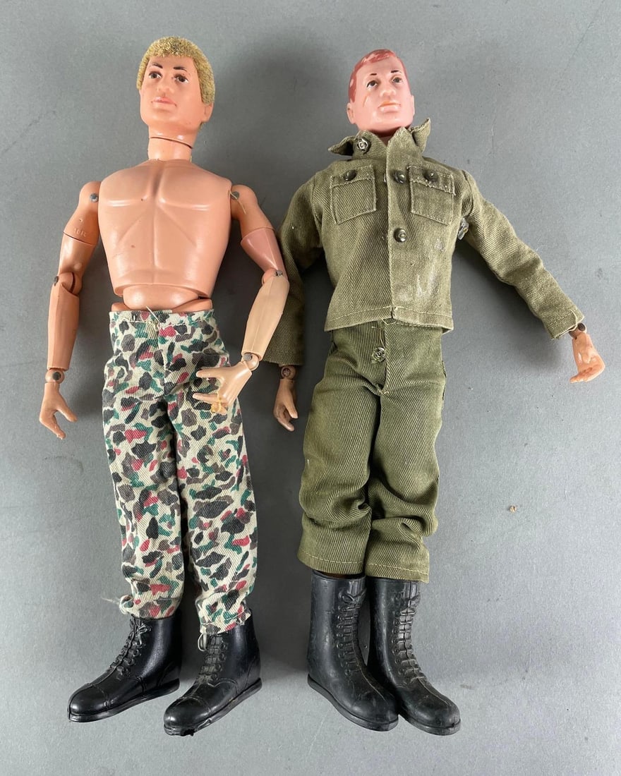 Group of 2 1964 Hasbro G.I. Joe Action Figures (1 of 4)