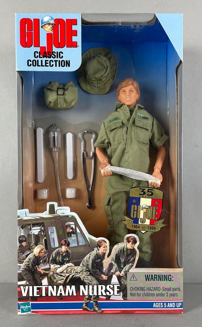 Hasbro G.I. Joe Vietnam Nurse Action Figure: Classic collection 12 inch, original packaging