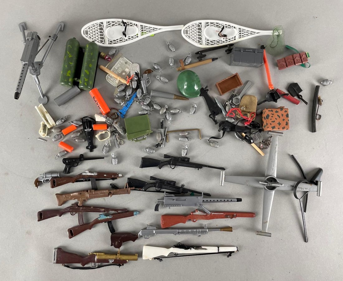 Large Group Of Vintage Hasbro G.i. Joe Action Figure Accessories