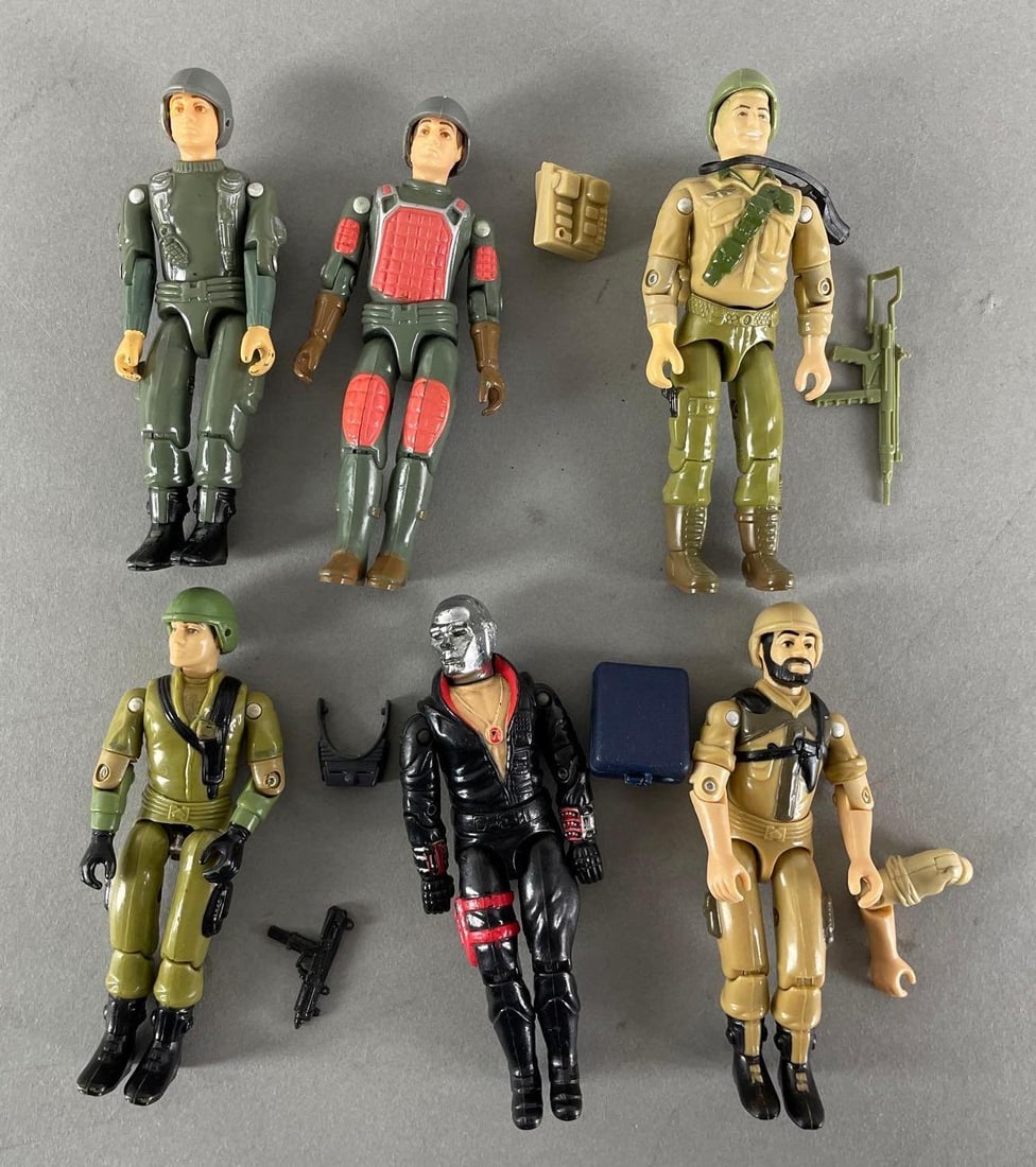 Group of 6 Hasbro G.I. Joe Action Figures (1 of 2)
