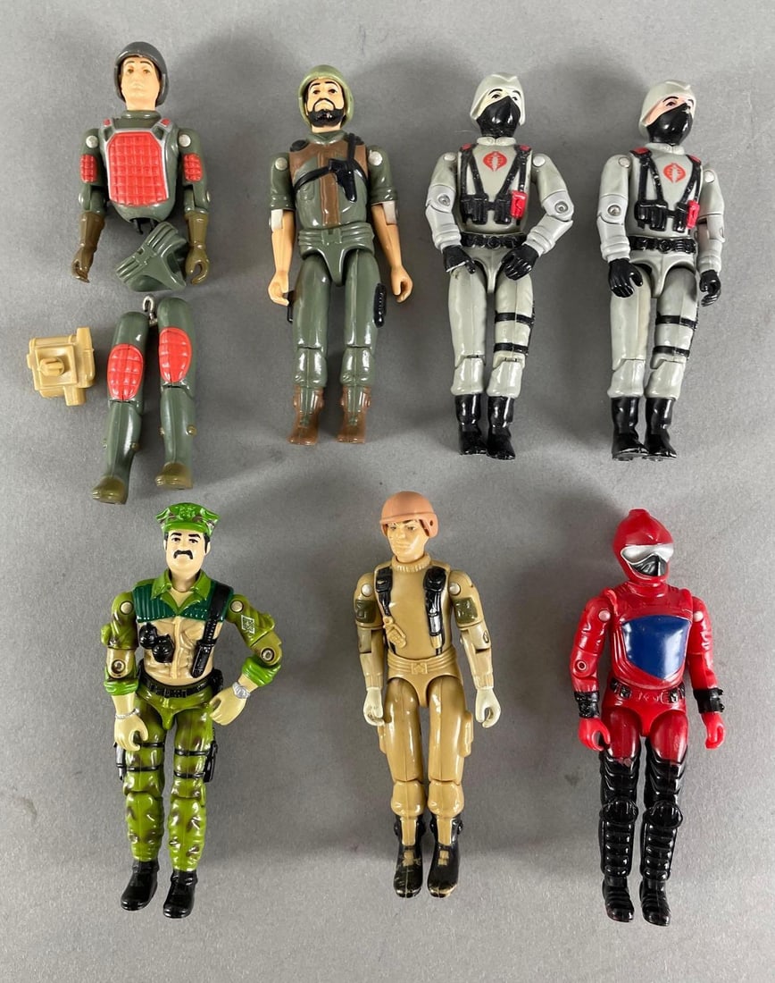 Group of 6 Hasbro G.I. Joe Action Figures (1 of 2)