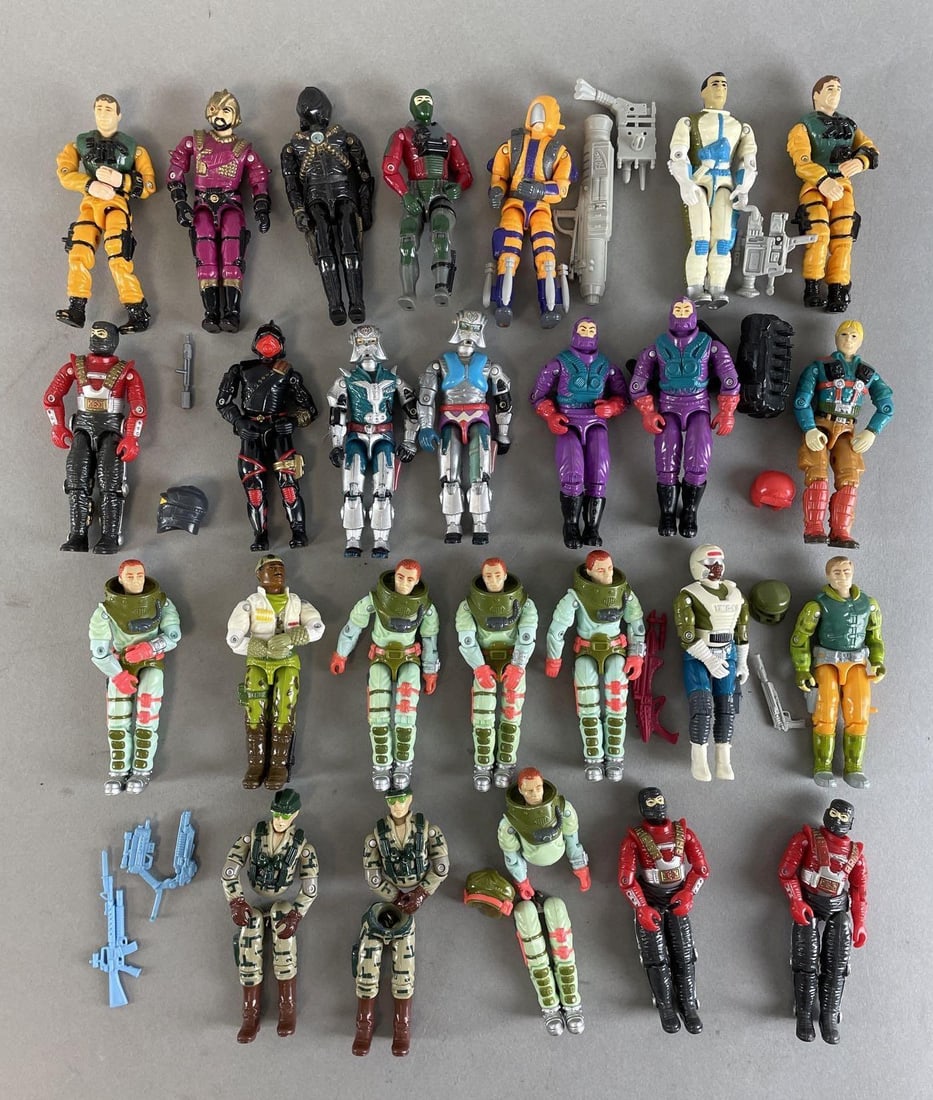 Group of 20+ Hasbro G.I. Joe Action Figures and Parts (1 of 2)