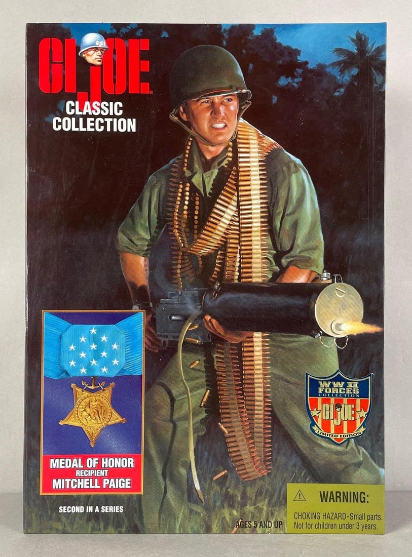 Hasbro G.I. Joe Medal of Honor Recipient Action Figure: Mitchell Paige, timeless collection 12 inch, original packaging