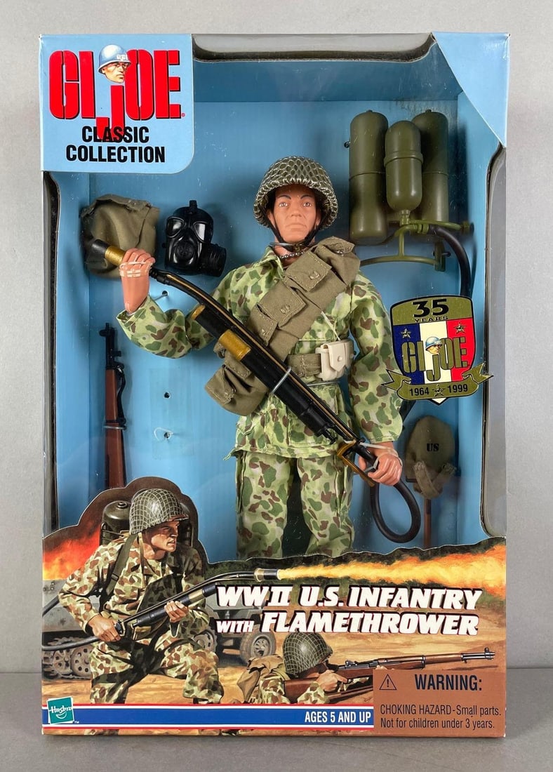 Hasbro G.I. Joe WW2 U.S. Infantry with Flamethrower Action Figure (1 of 2)