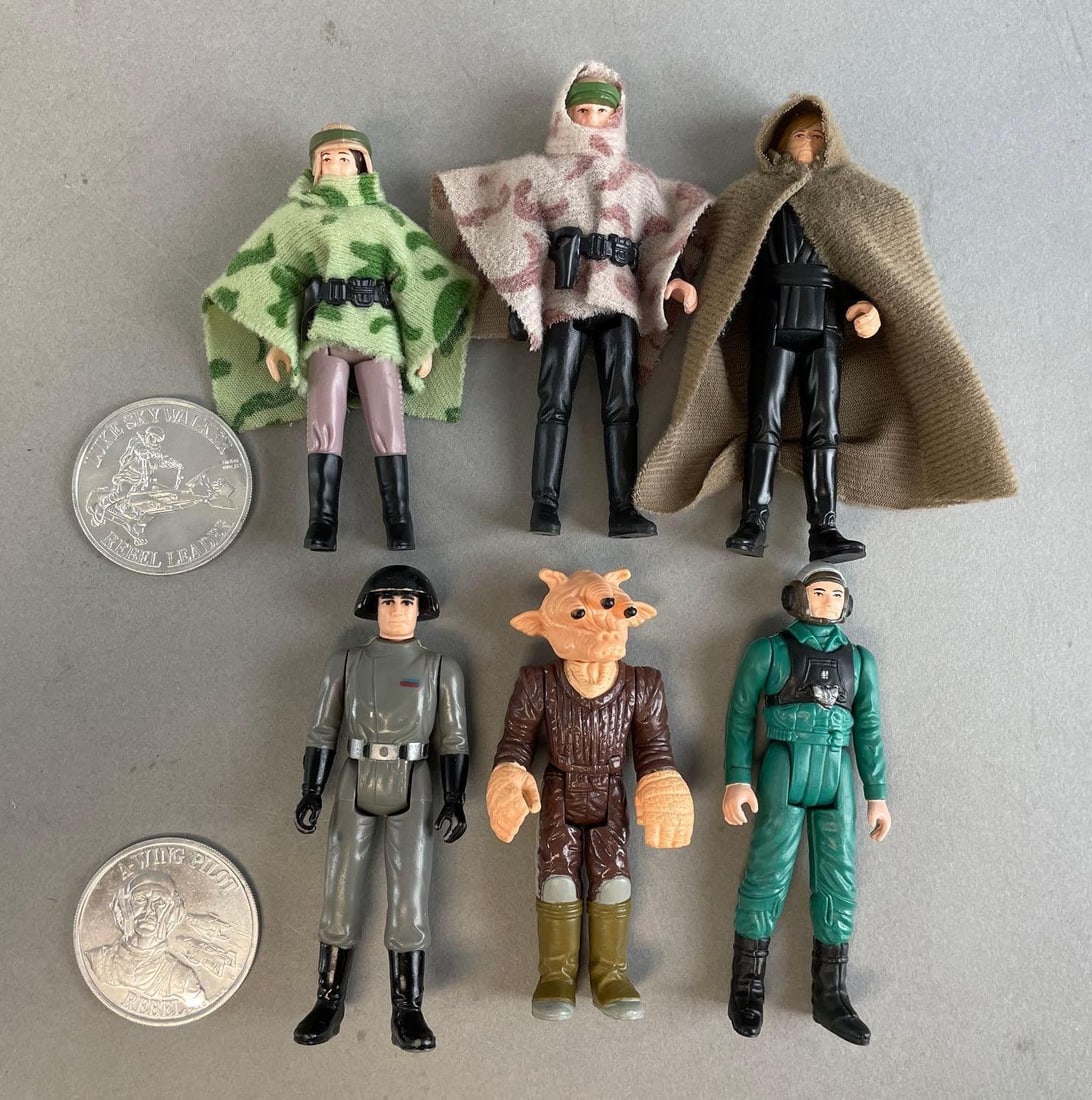 Group of 6 Vintage Kenner Star Wars Action Figures (1 of 2)