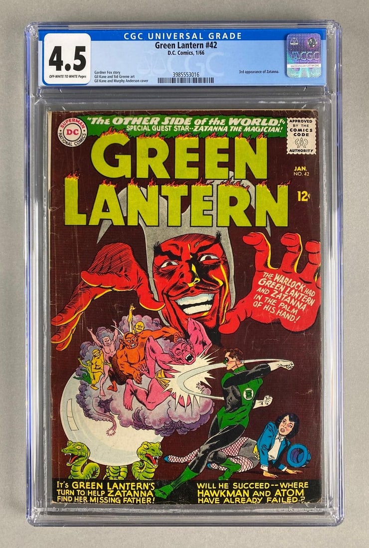 CGC Graded DC Comics Green Lantern No. 42 (1 of 7)