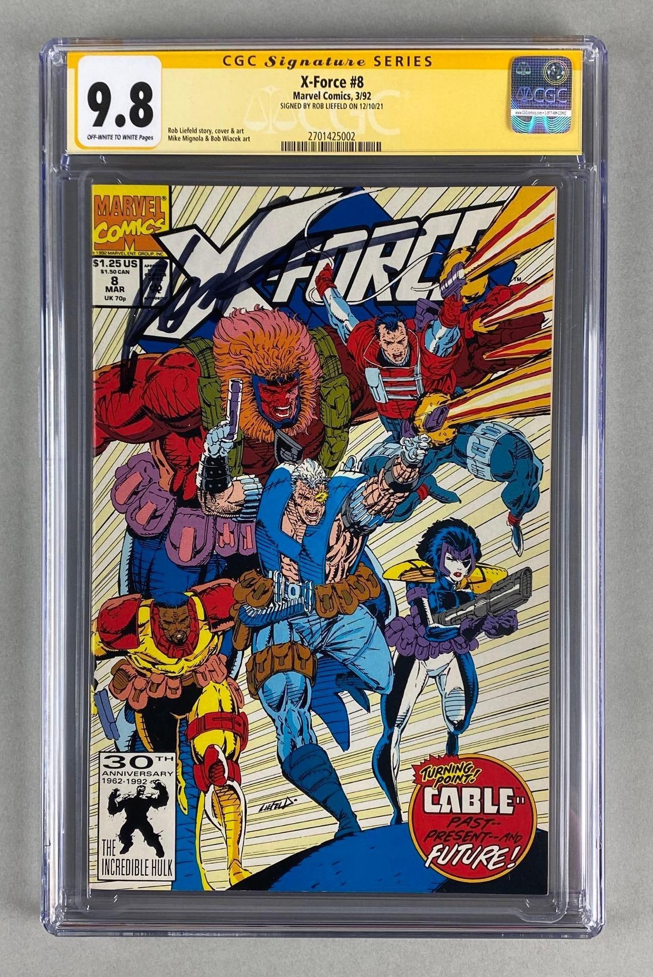 CGC Signature Marvel Comics X-Force No. 8 (1 of 8)