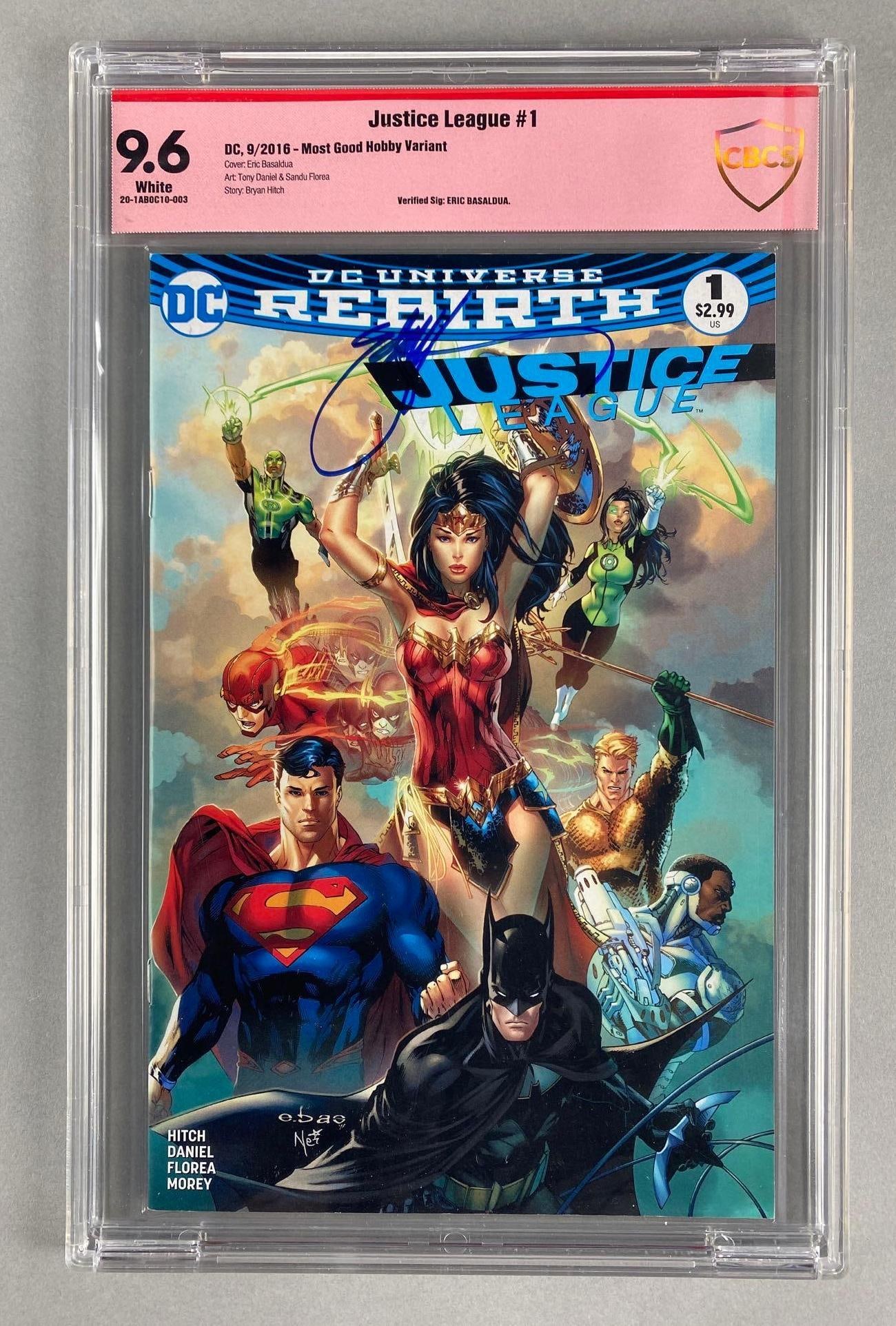 CBCS Signed Graded DC Comics Justice League No. 1 (1 of 8)