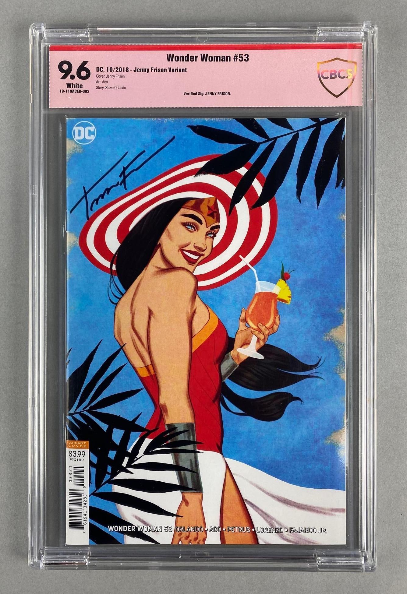 CBCS Signed Graded DC Comics Wonder Woman No. 53 (1 of 8)