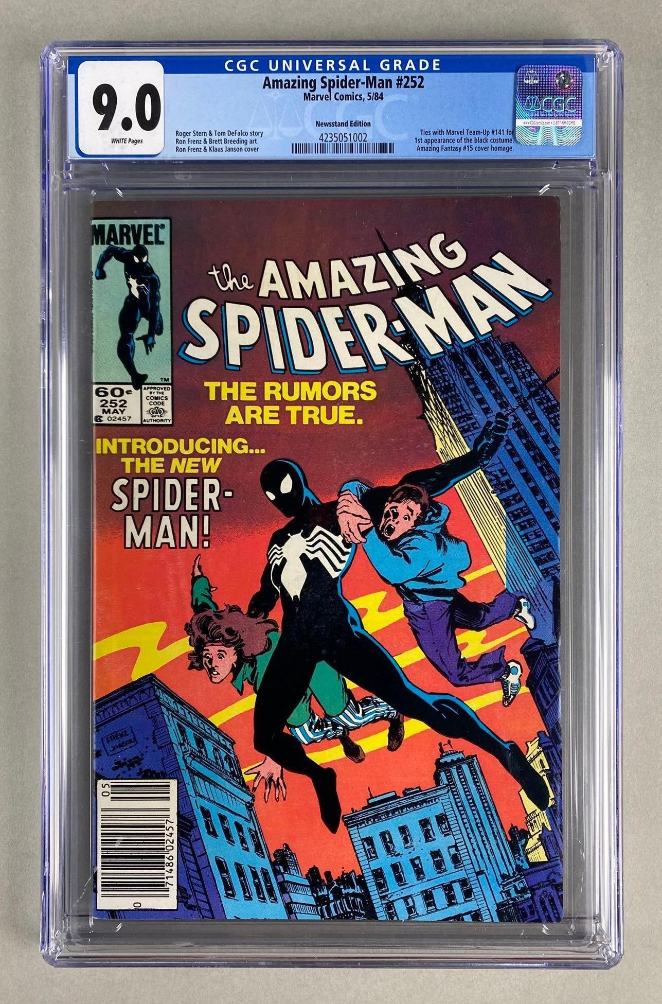 CGC Graded Marvel Comics Amazing Spider-Man No. 252 (1 of 7)