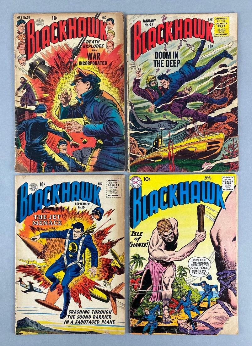 Group of 4 ANC/DC Blackhawk Comic Books (1 of 8)