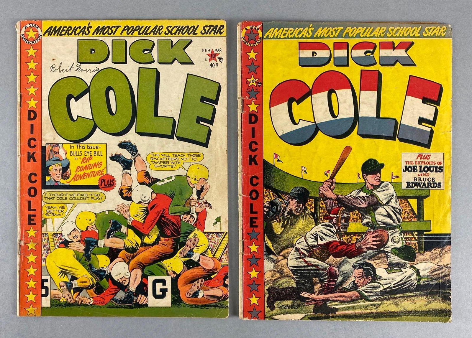 Group of 2 Star Publication Dick Cole Comic Books (1 of 10)