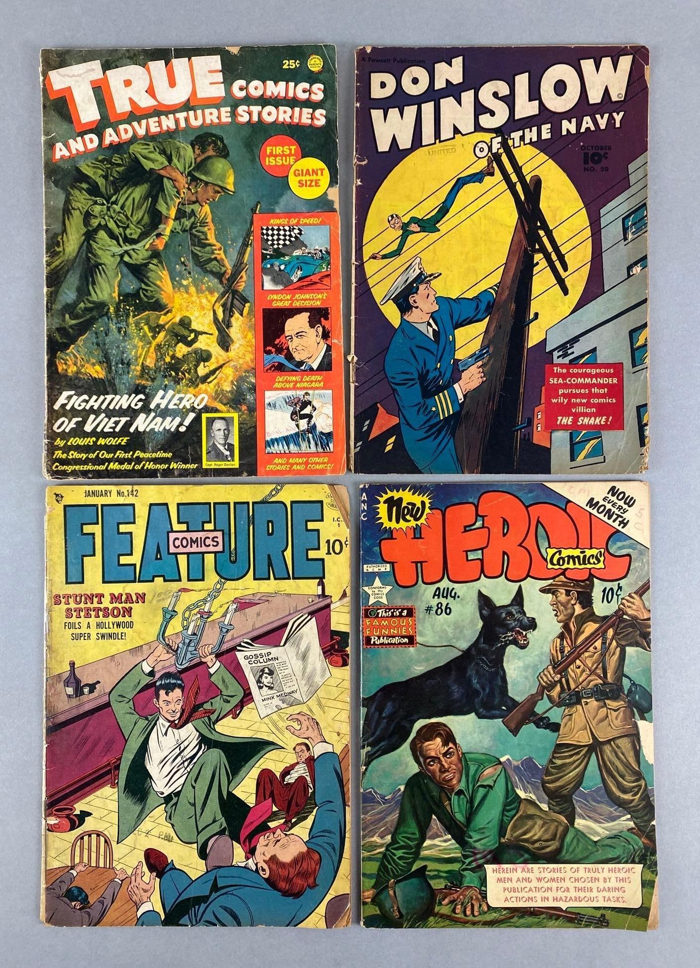 Group of 4 Golden and Silver Comic Books (1 of 6)
