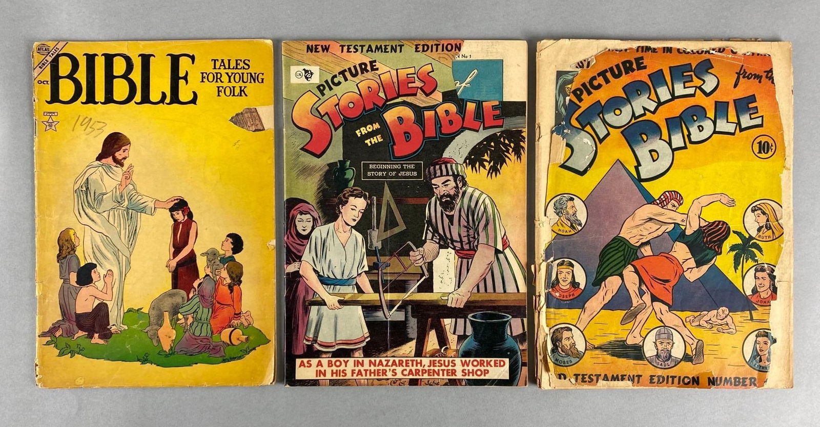 Group of 3 Golden Age Bible Comic Books (1 of 7)