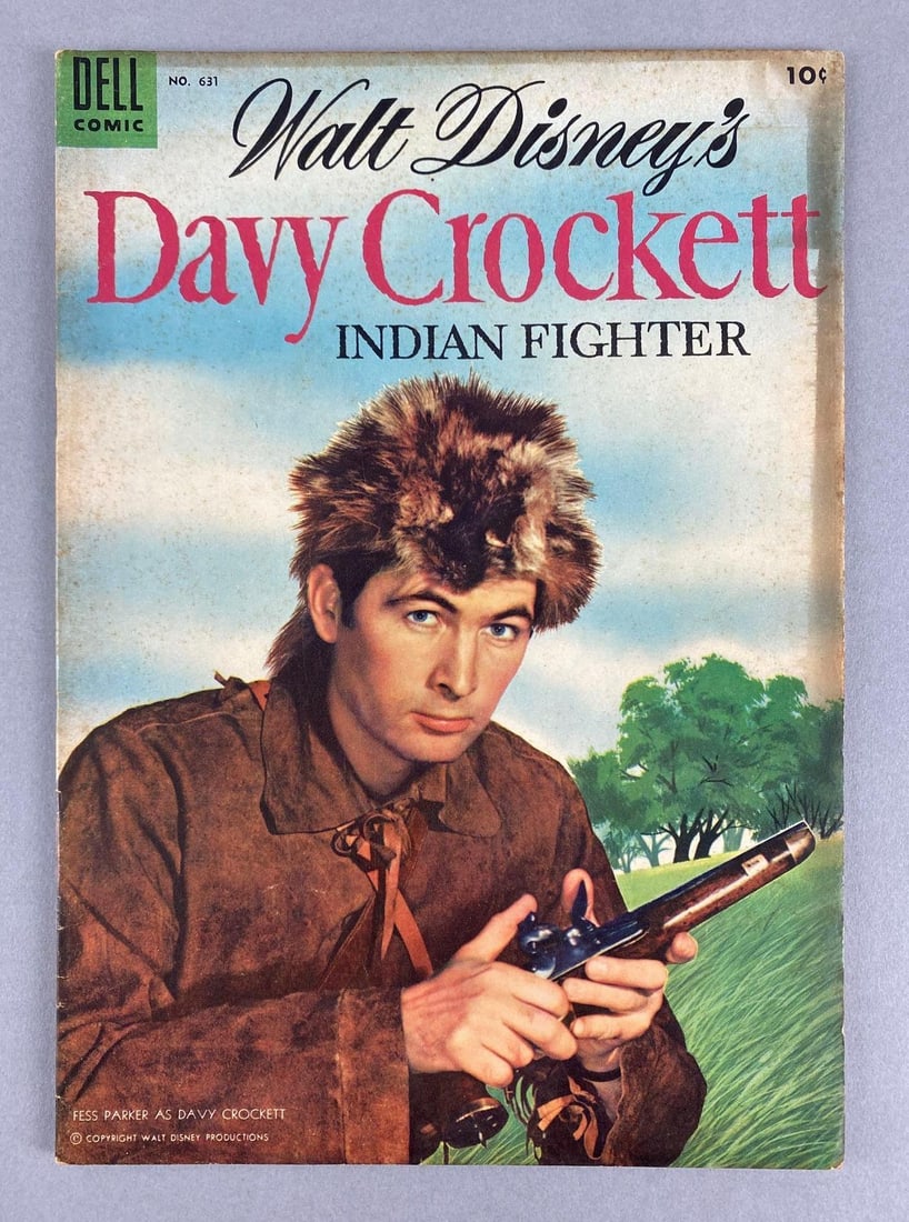 Dell Comics Walt Disney Davy Crockett Indian Fighter No. 631 (1 of 8)