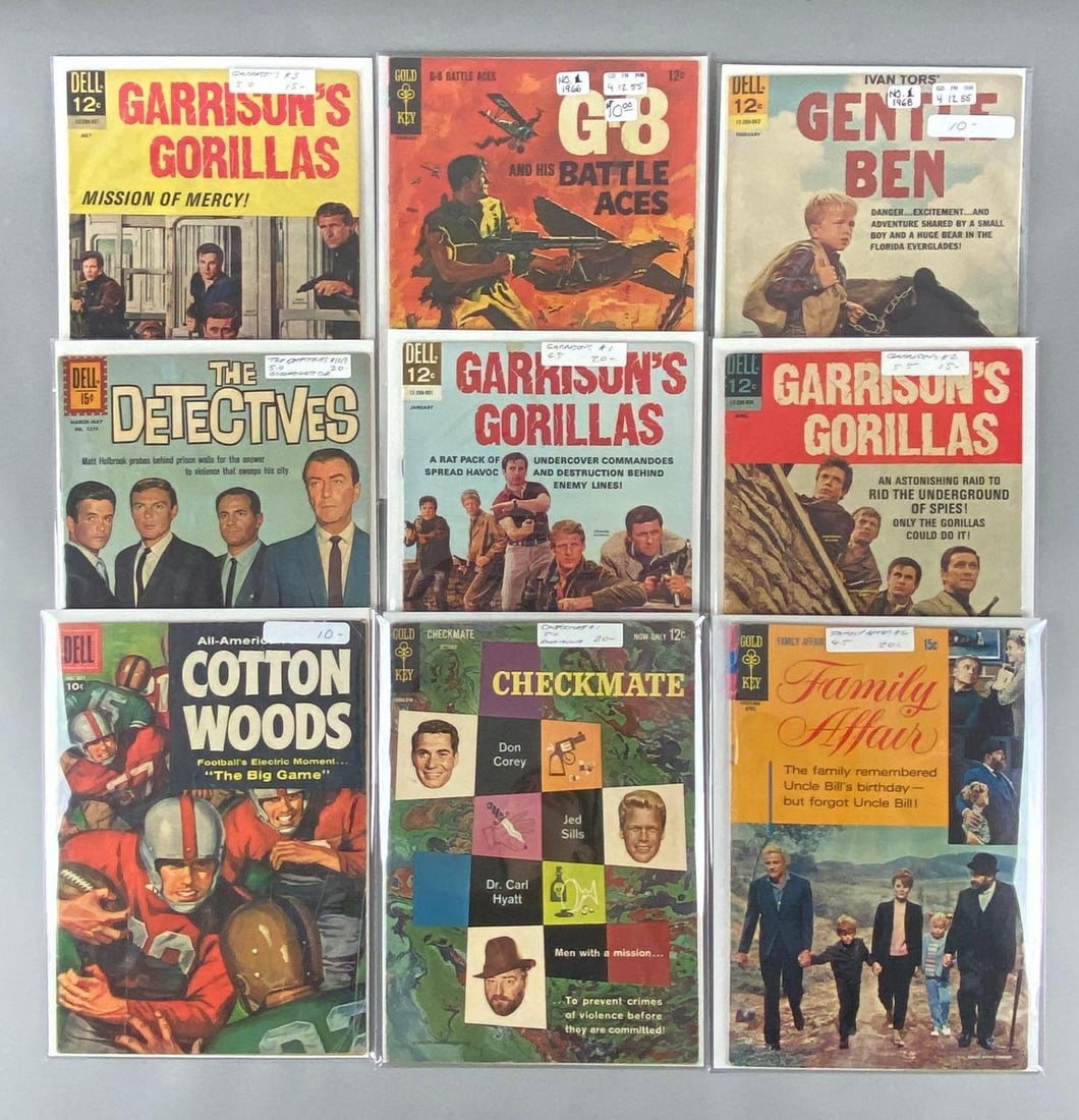 Group of 9 Dell and Gold Key Golden-Silver Age Comic Books (1 of 4)