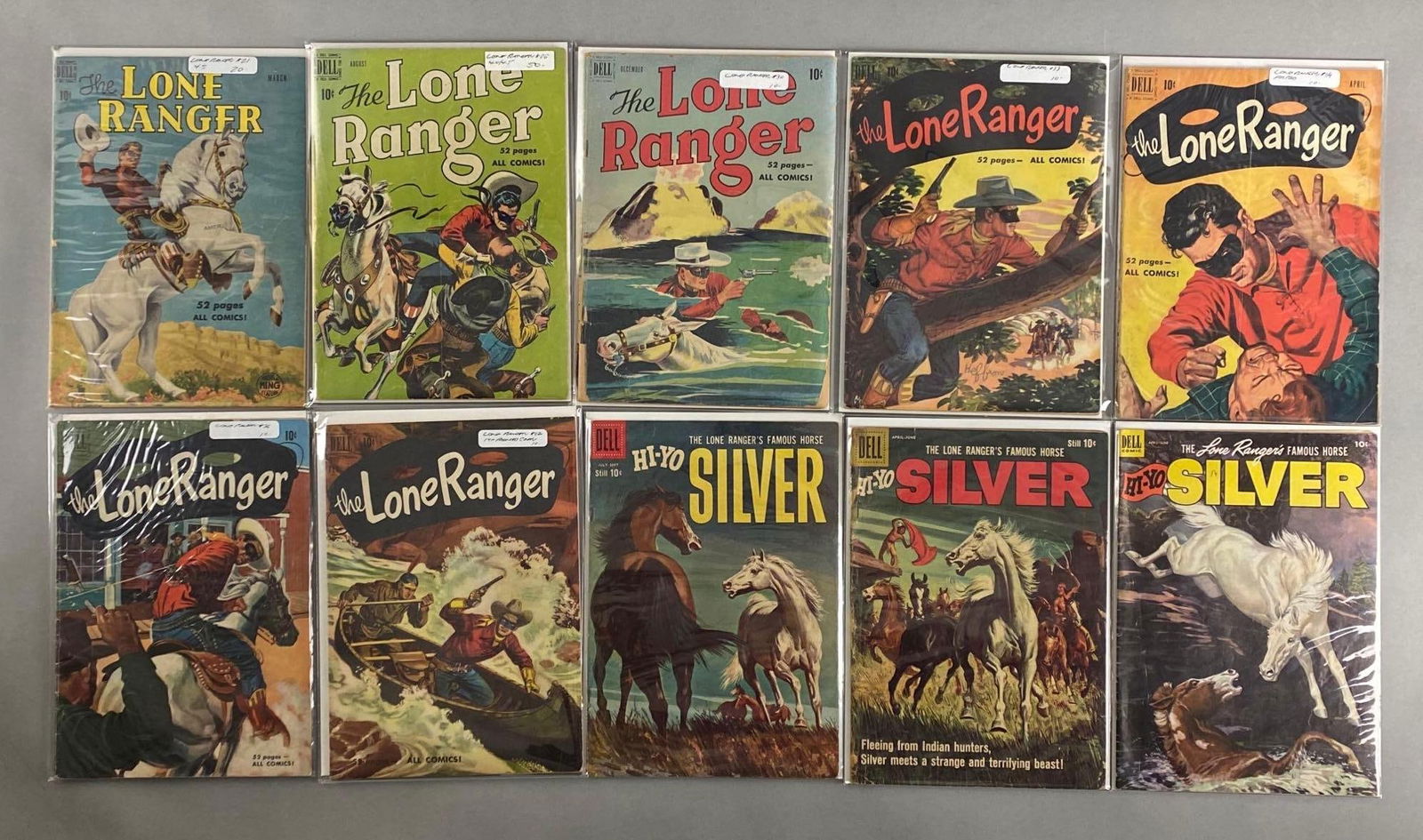 Group of 10 Dell The Lone Ranger Comic Books (1 of 4)