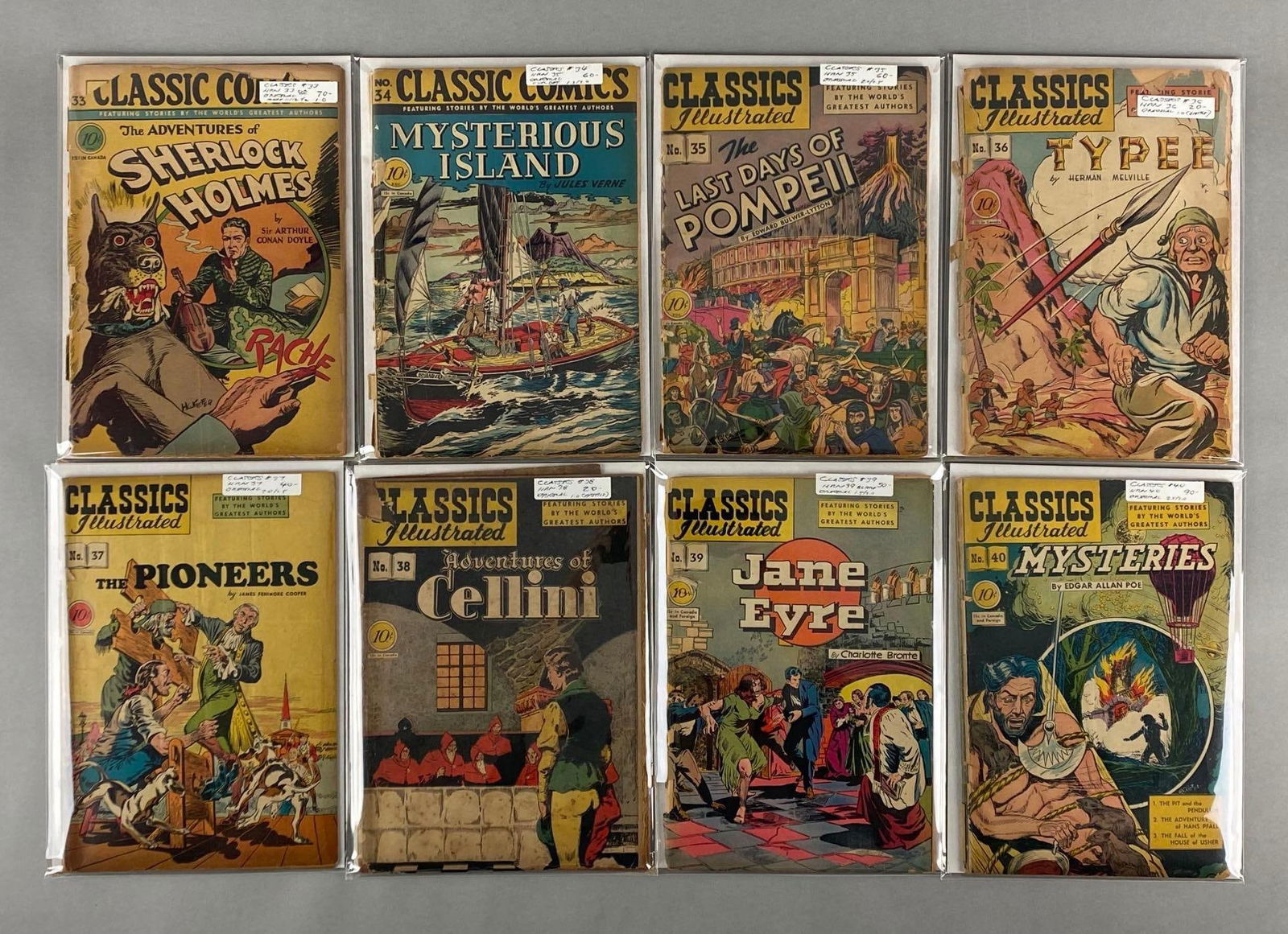 Group of 8 Classics Illustrated Comic Books (1 of 3)