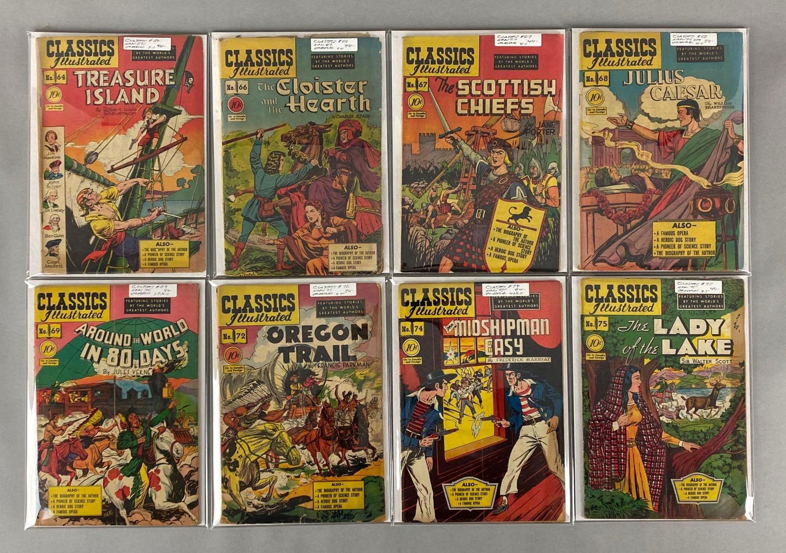 Group of 8 Classics Illustrated Comic Books (1 of 3)